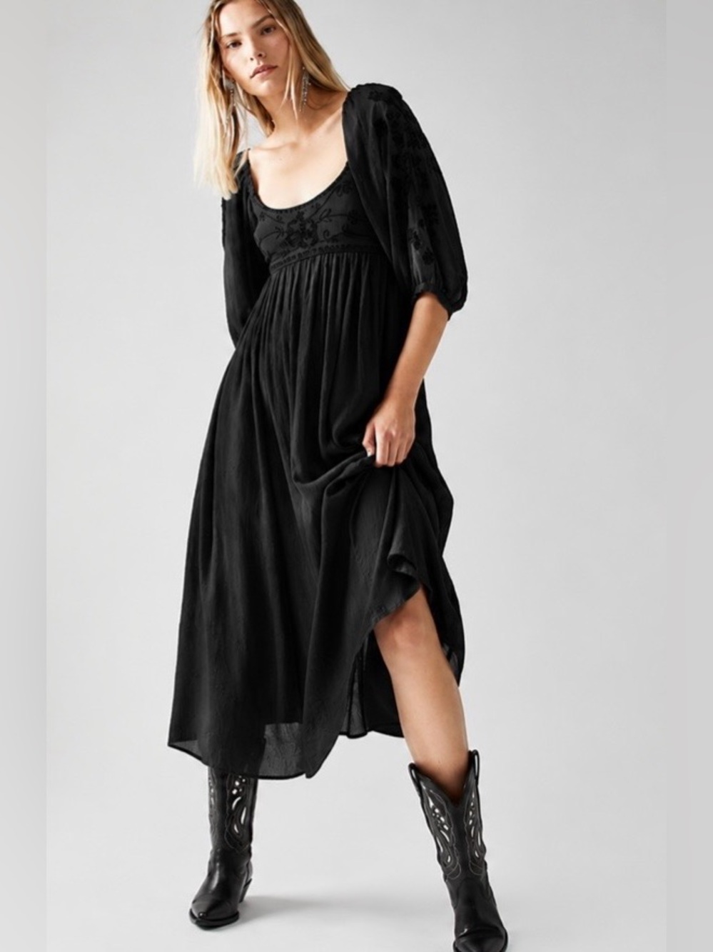 Free People Wedgewood Maxi Dress NWT , sz : XL